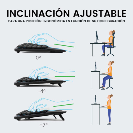Teclado Ergonómico Usb Perixx 335 Multimedia Español 001