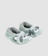 Pantufla face inv26 Gris melange