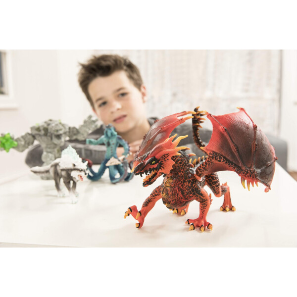Juguete Figura Schleich Dragon De Lava Articulado Infantil Juguete Figura Schleich Dragon De Lava Articulado Infantil