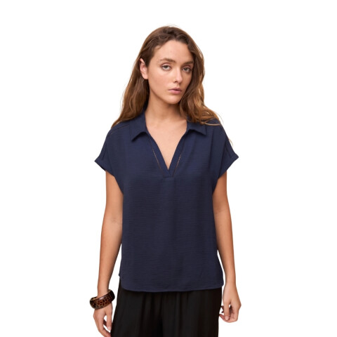 BLUSA DONNE S-3XL AZUL MNO