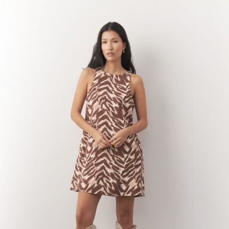 VESTIDO HOLLY PRINT Animal Print