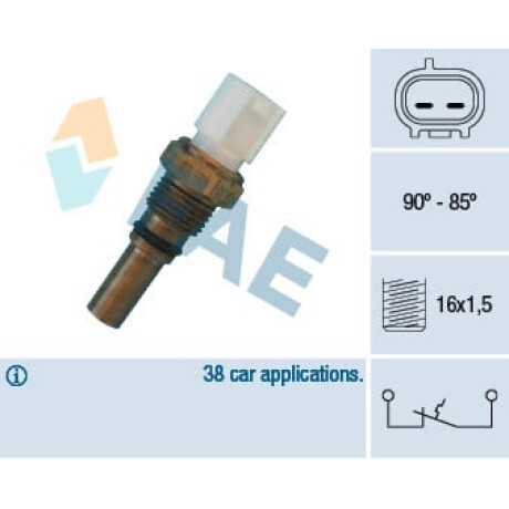 BULBO INTERRUPTOR - ELECTRO TOYOTA COROLLA D FAE BULBO INTERRUPTOR - ELECTRO TOYOTA COROLLA D FAE