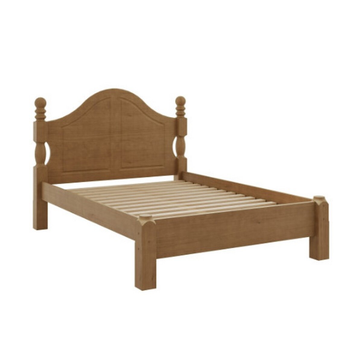 CAMA 2 PLAZAS CLASSICA 1,40 . OURO COLOR FREIJO 