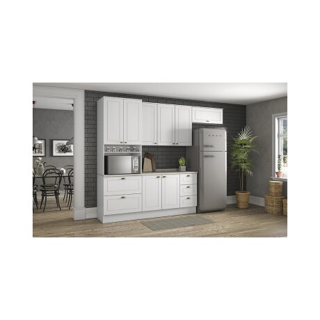 ARMARIO DE COCINA 72 CM MDF BLANCO AMERICANA