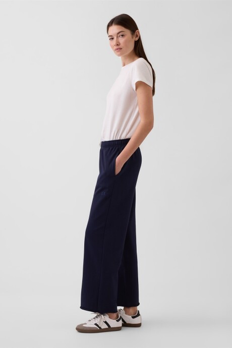 Pantalón Deportivo Sin Felpa Mujer Navy Uniform Logo