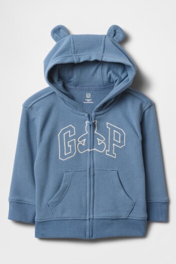 Canguro Logo Gap Sin Felpa Bebé Soft Cornflower 452