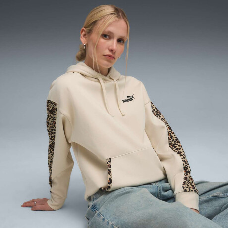 Campera Ess Graphic Animal Comfort Hoodie Felpa de Mujer Multicolor