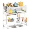 Escurridor de Vajilla Rack Lumax con Puerta 65x30x78cm Blanco