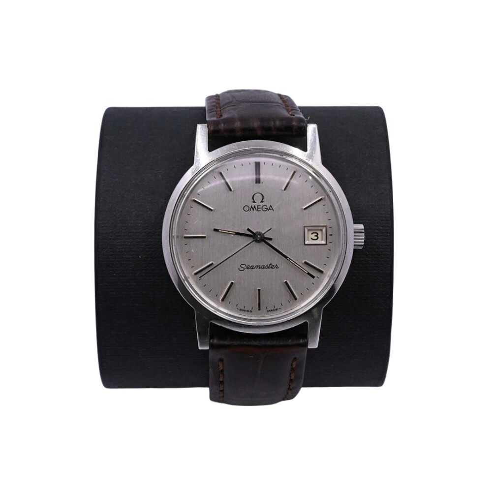 Omega Seamaster acero, 1360099 movimiento con calendario rápido, acero 35 mm año 1980. Omega Seamaster acero, 1360099 movimiento con calendario rápido, acero 35 mm año 1980.