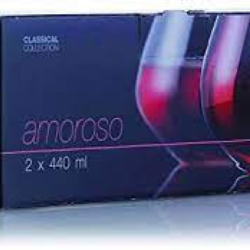 Vaso Cristal * 2 440ML Amoroso Vaso Cristal * 2 440ML Amoroso