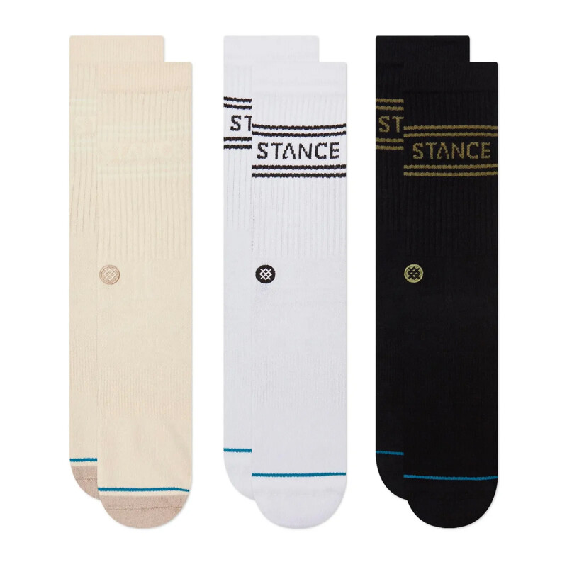 Medias Stance Basic 3 Pack - Multicolor Medias Stance Basic 3 Pack - Multicolor