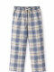 PANTALON PIJAMA FLANNEL CELESTE