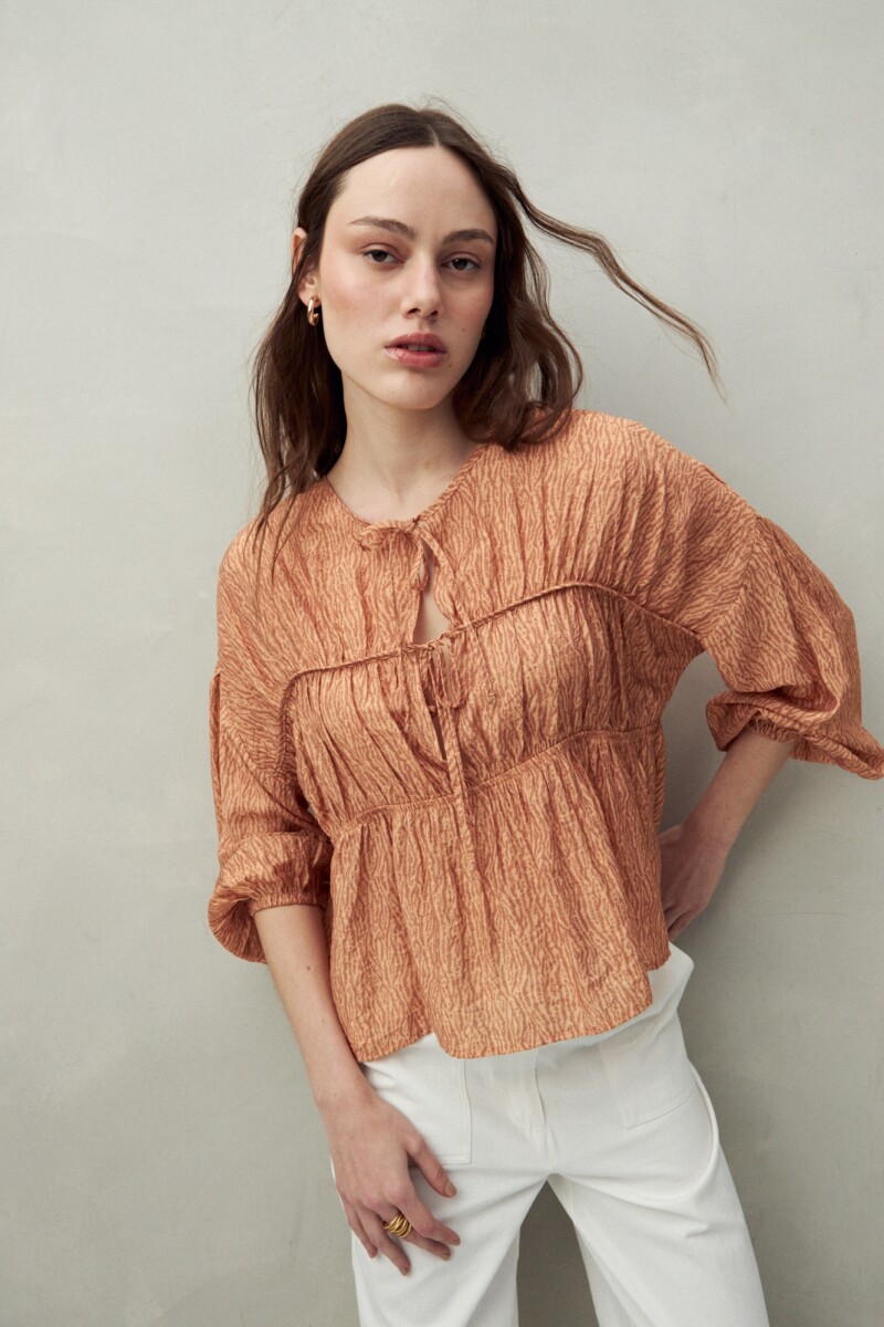 BLUSA BENNI PRINTED Animal Print