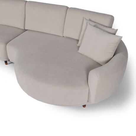 Rinconera Equilibrio - Tela Microfibra - Chaise derecho TC2029 (Tostado)
