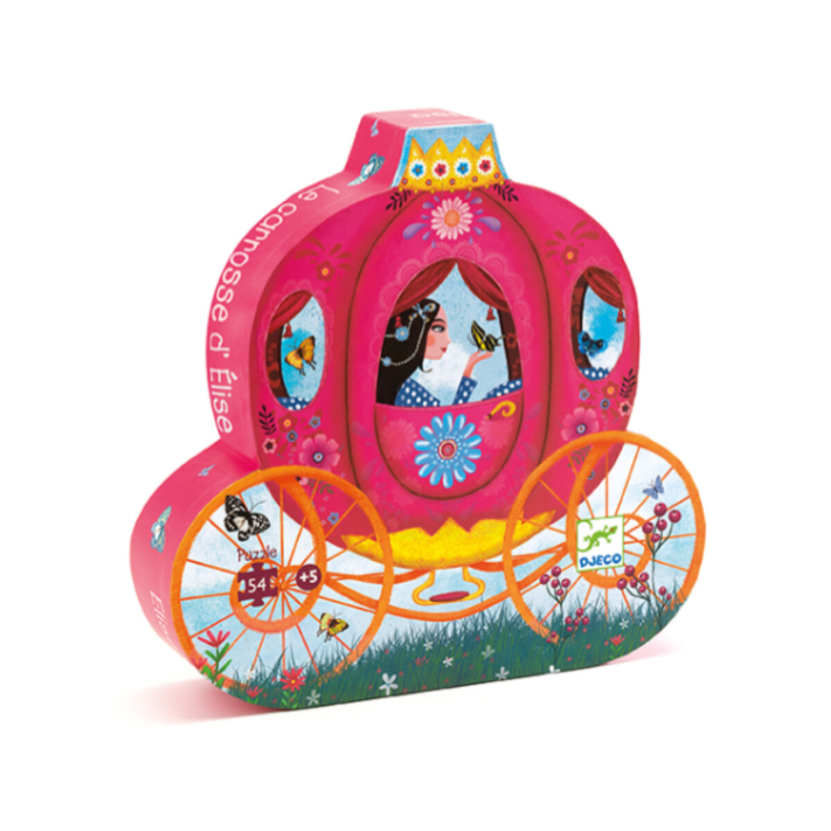 Puzzle Djeco La carroza de Elisa - 54 Piezas 