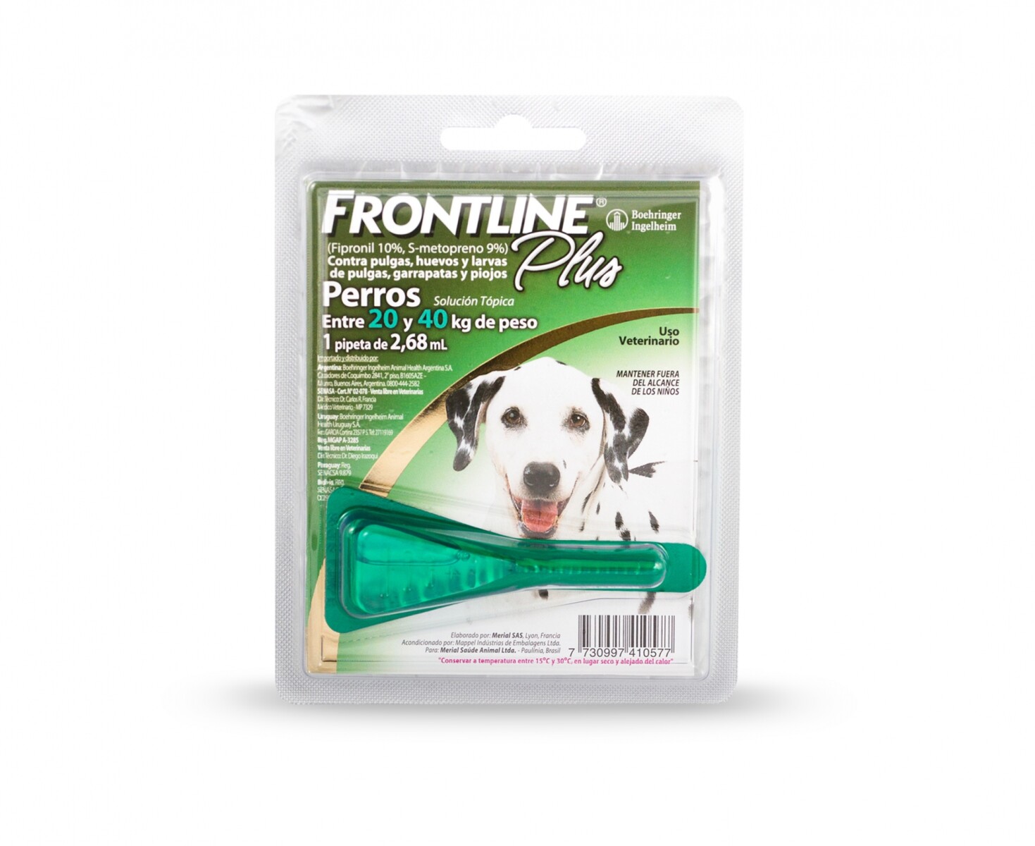 Frontline Plus Perro 20 a 40kg 