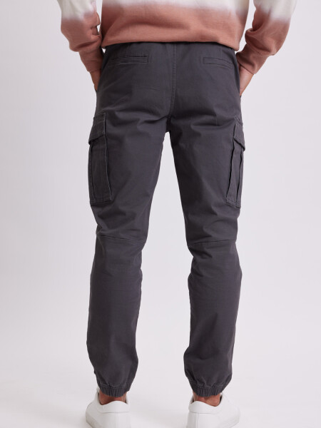 Pantalón cargo jogger Gris Oscuro