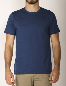 520858 T-SHIRTS HARRY MORGAN Azul Piedra Melange