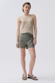 Short Astral Plateado Oscuro