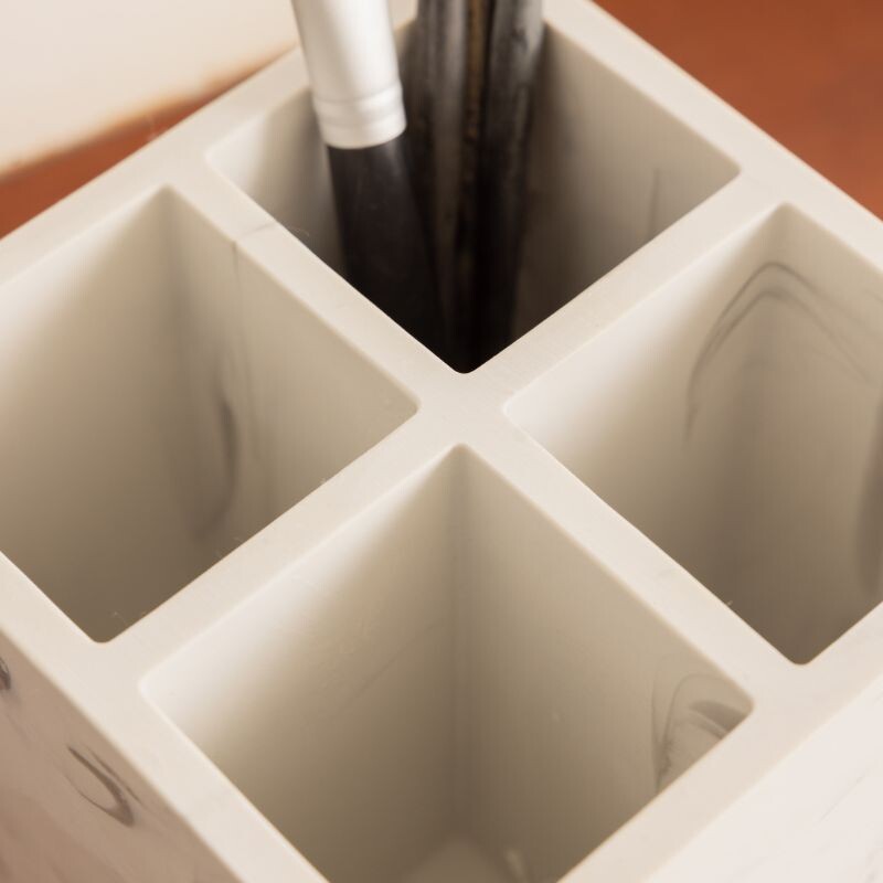 Portalapices organizador de escritorio Marble