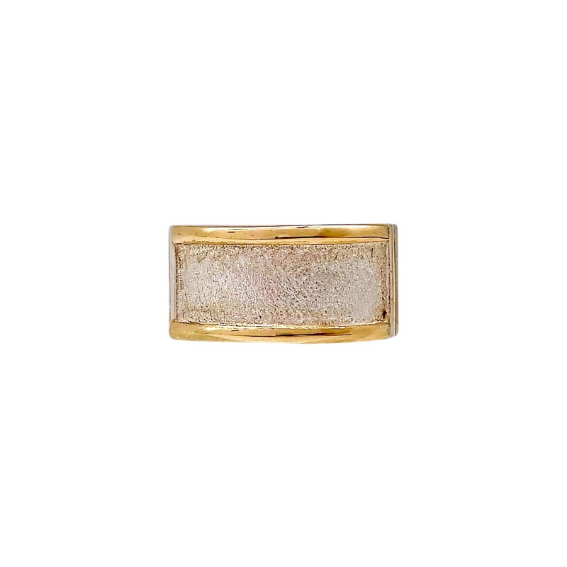 Anillo esclavo- Plata y Oro-Sin piedra-AN5954 sinpiedra