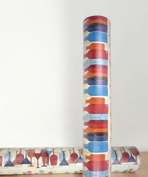 Papel Regalo Bobina 60cm x 100mts WINE