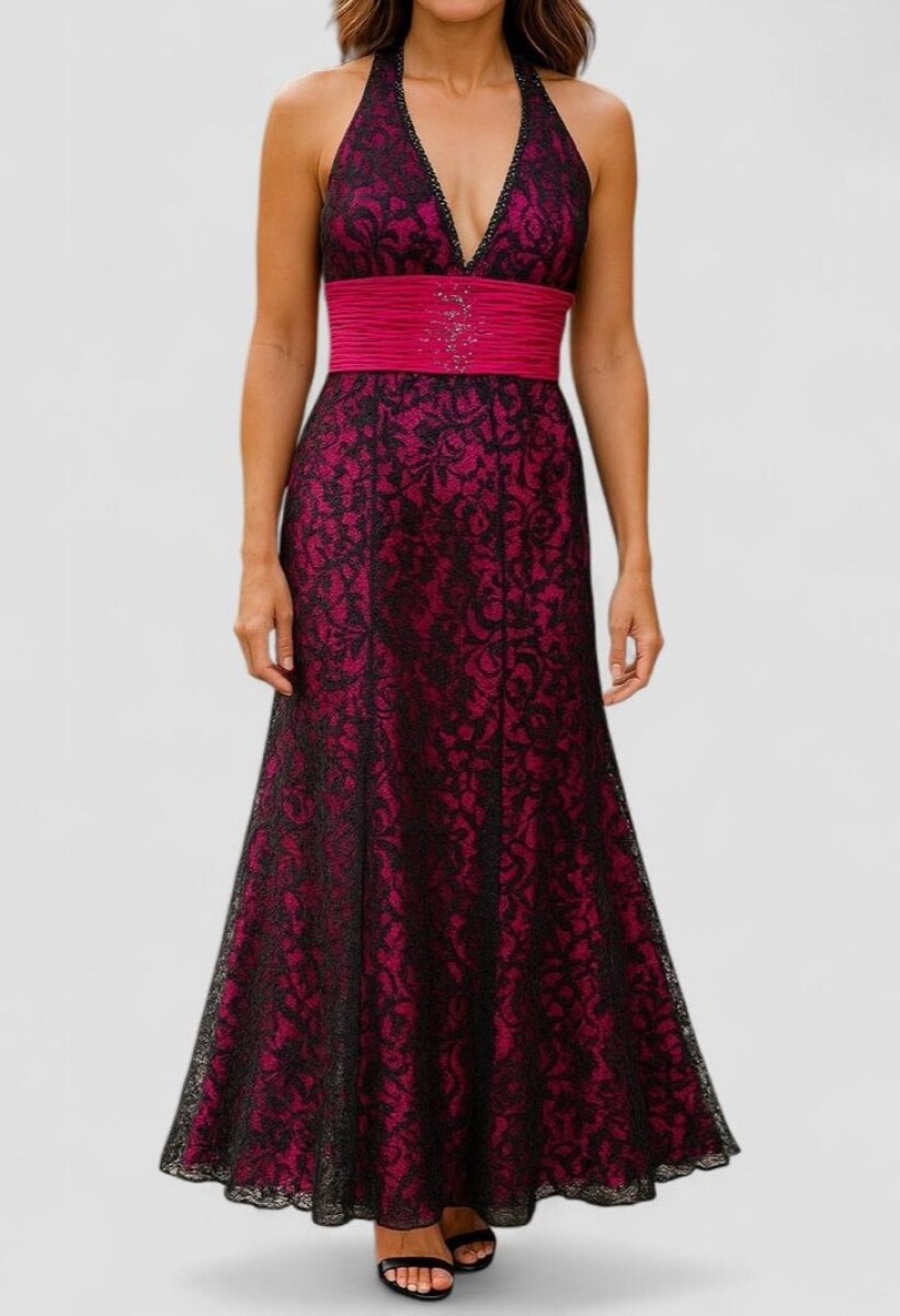 Vestido Satca - Fucsia 