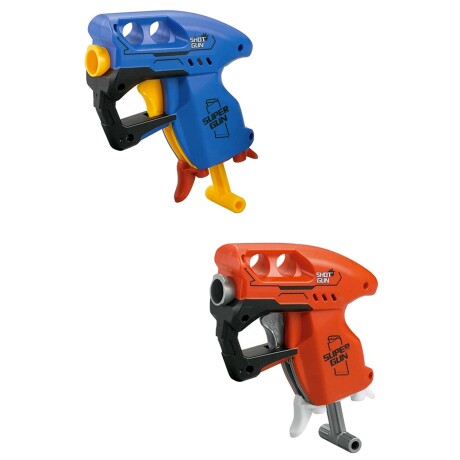 Set de 2 pistolas de dardos Soft Bullet + 8 dardos y 3 latas Set de 2 pistolas de dardos Soft Bullet + 8 dardos y 3 latas
