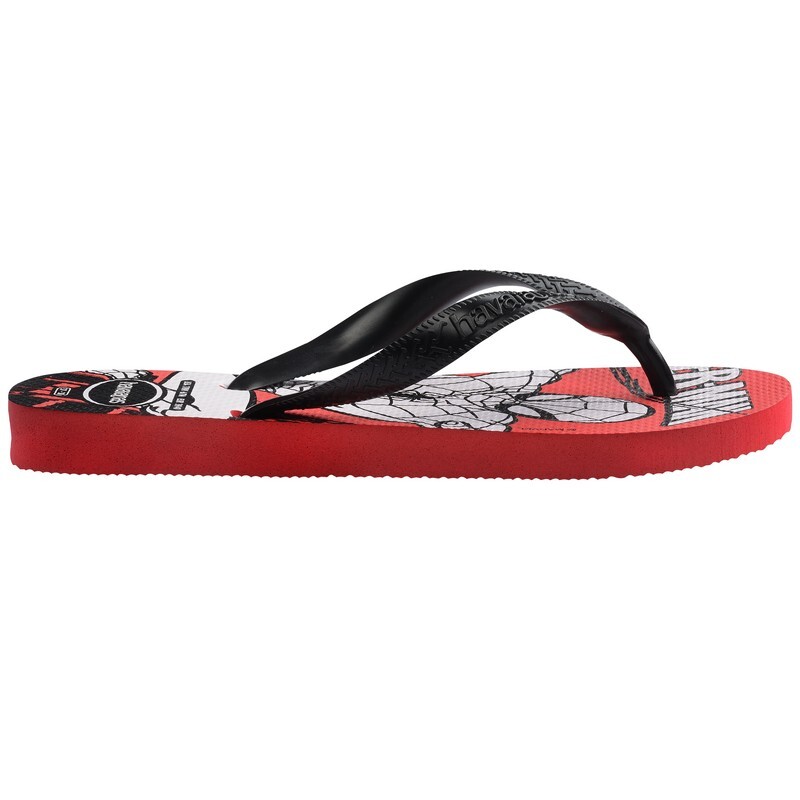Ojotas Havaianas Top Marvel Logomania Rojo