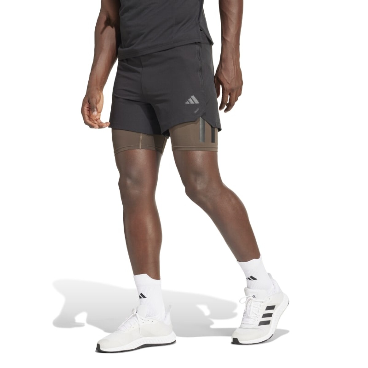 Short Adidas Power Workout 2 en 1 - Negro 