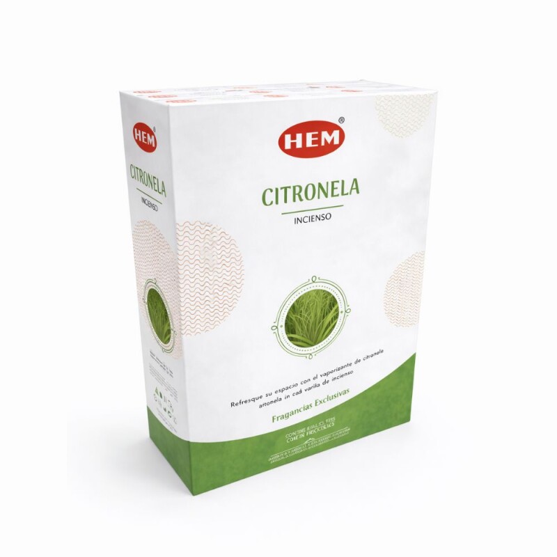 INCIENSO HEM PREMIUM 25 GR - CAJA X12 Citronella
