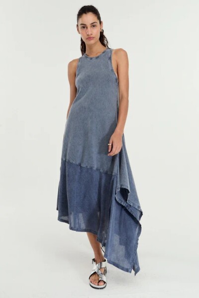 VESTIDO TOPACIO Azul