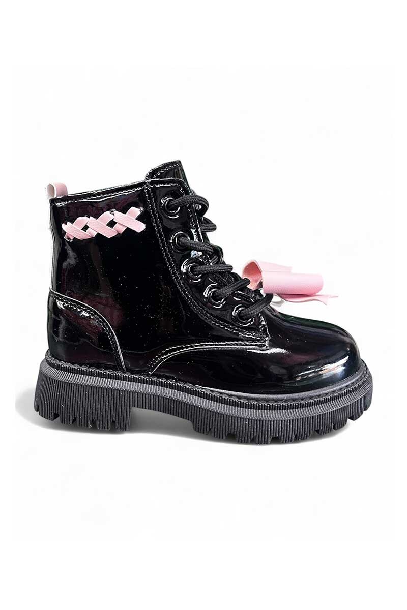 BORCEGO INFANTIL CON APLIQUE MOÑA Negro