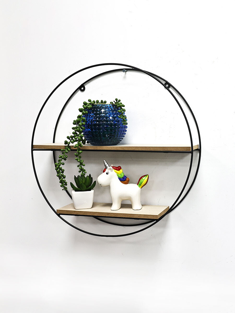 ESTANTE REDONDO MUNICH - NEGRO 