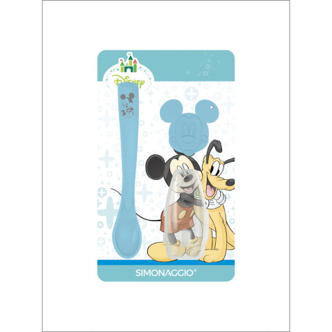 Set de Alimentación Bebé Cuchara Con Estuche Y Mordedor MICKEY