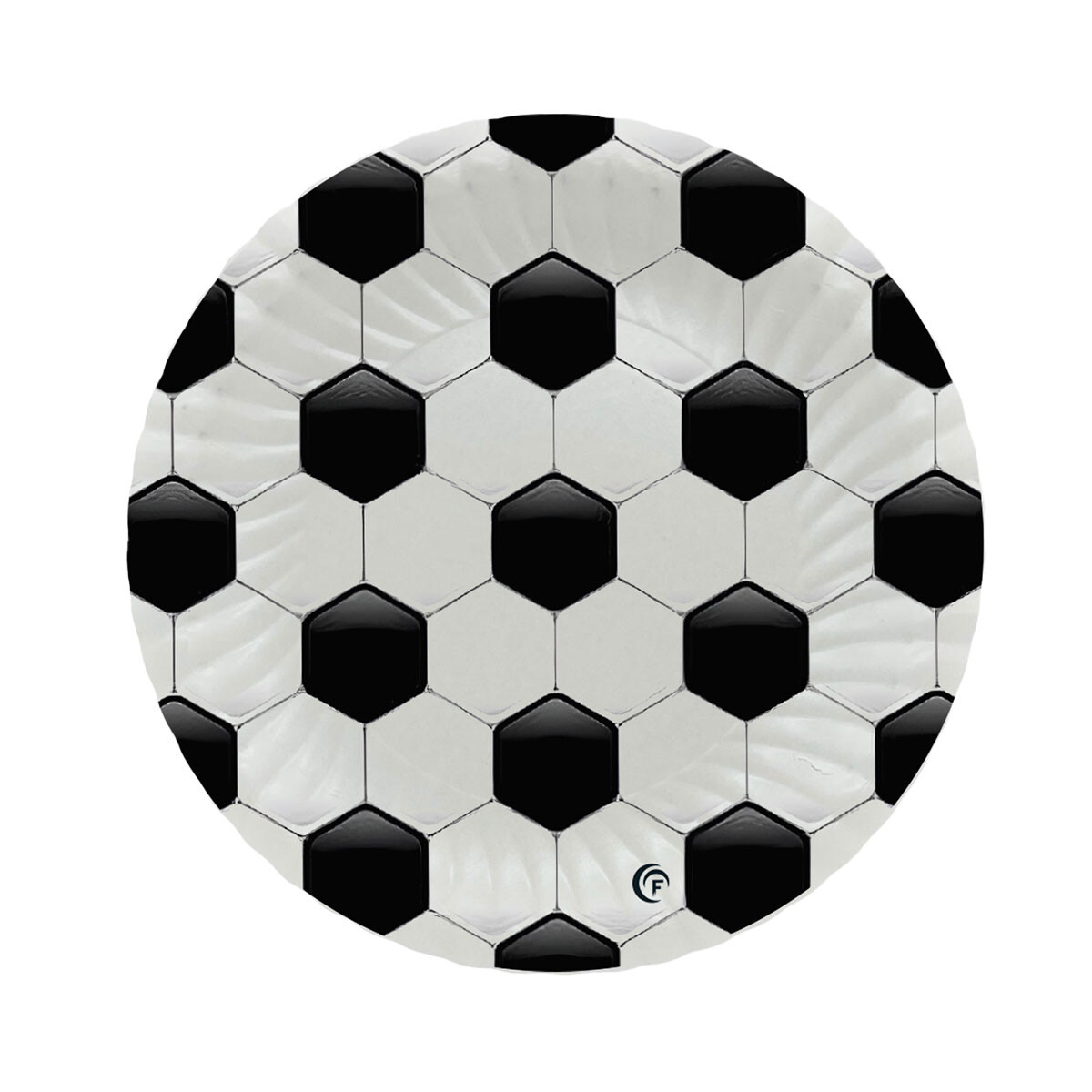 Cotillón Platos Descartables x 8 Fútbol 
