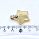 Dije en Oro 18 K Forma De Estrella Dije en Oro 18 K Forma De Estrella