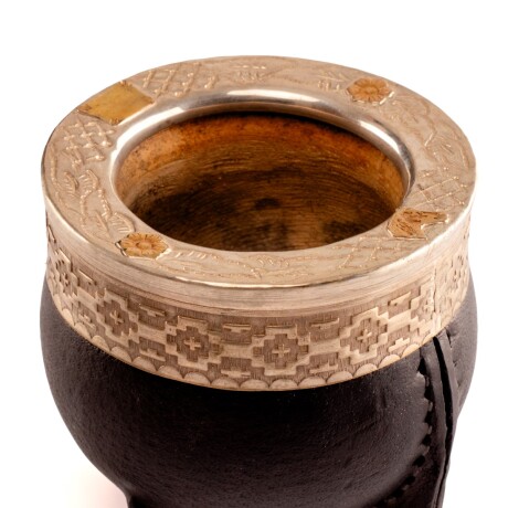 Mate porongo Plata y Oro M6 imperial