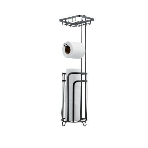 Soporte Para Papel Higienico Porta Rollo Baño Negro Mate Soporte Para Papel Higienico Porta Rollo Baño Negro Mate