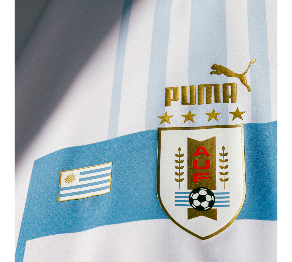 Camiseta Uruguay Away Blanco/Celeste