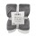 Frazada Polar con Corderito 2 Plazas Lisa REF.HM0538 GRIS