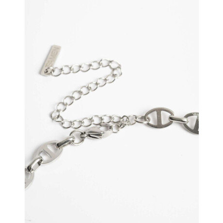 Collar De Acero Men´s Collection Plateado