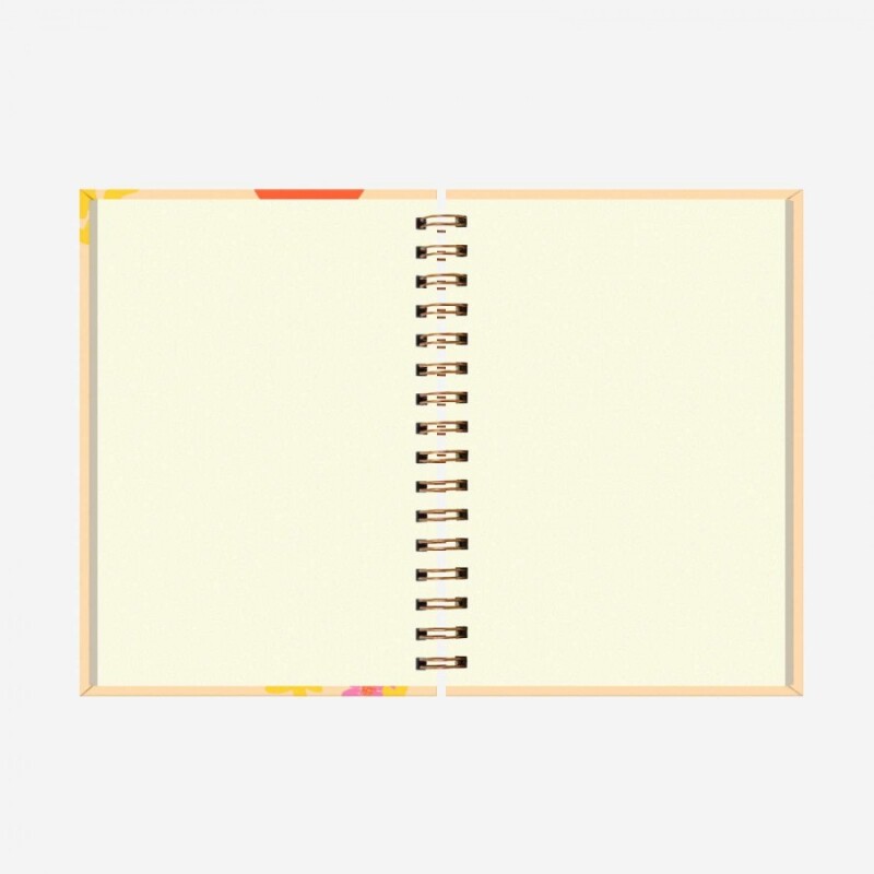 Cuaderno liso A5 tapa dura anillado Monoblock Lucky me Cuaderno Liso A5 Tapa Dura Anillado Monoblock Lucky Me