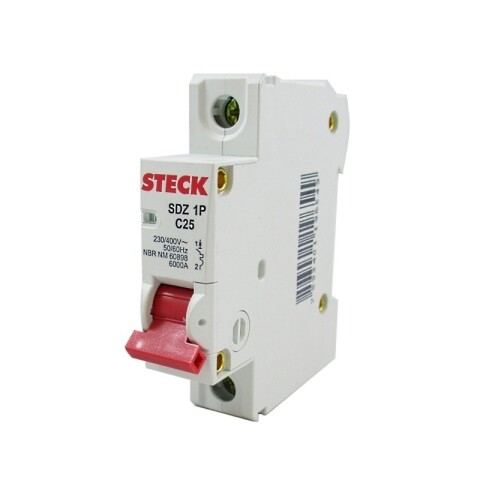 DISYUNTOR DIN 1X 25 A 06 KA STECK DISYUNTOR DIN 1X 25 A 06 KA STECK