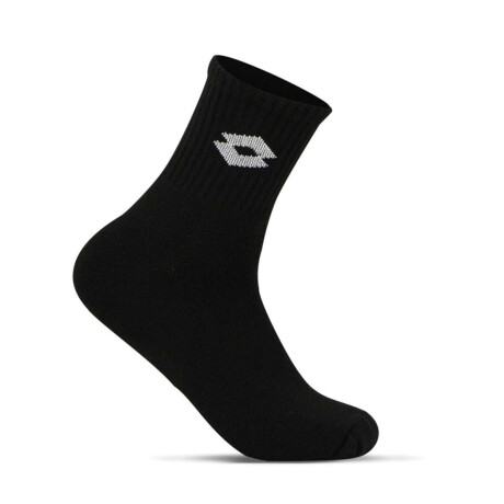 Lotto Medias Larga Tripack 35/38 Negro-Blanco