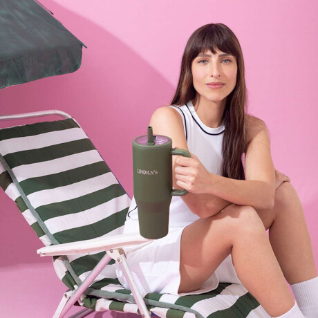 Vaso Termico Drinks Tropical Verde