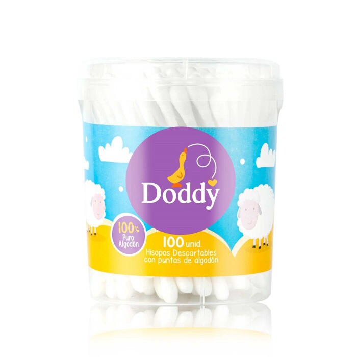 DODDY HISOPOS POTE X 100 UNID. única