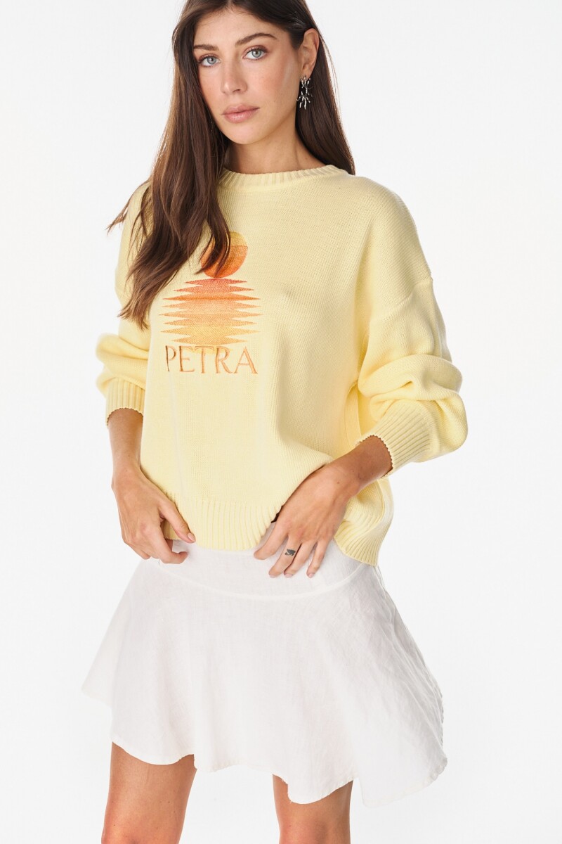 Sweater Reflejos Amarillo
