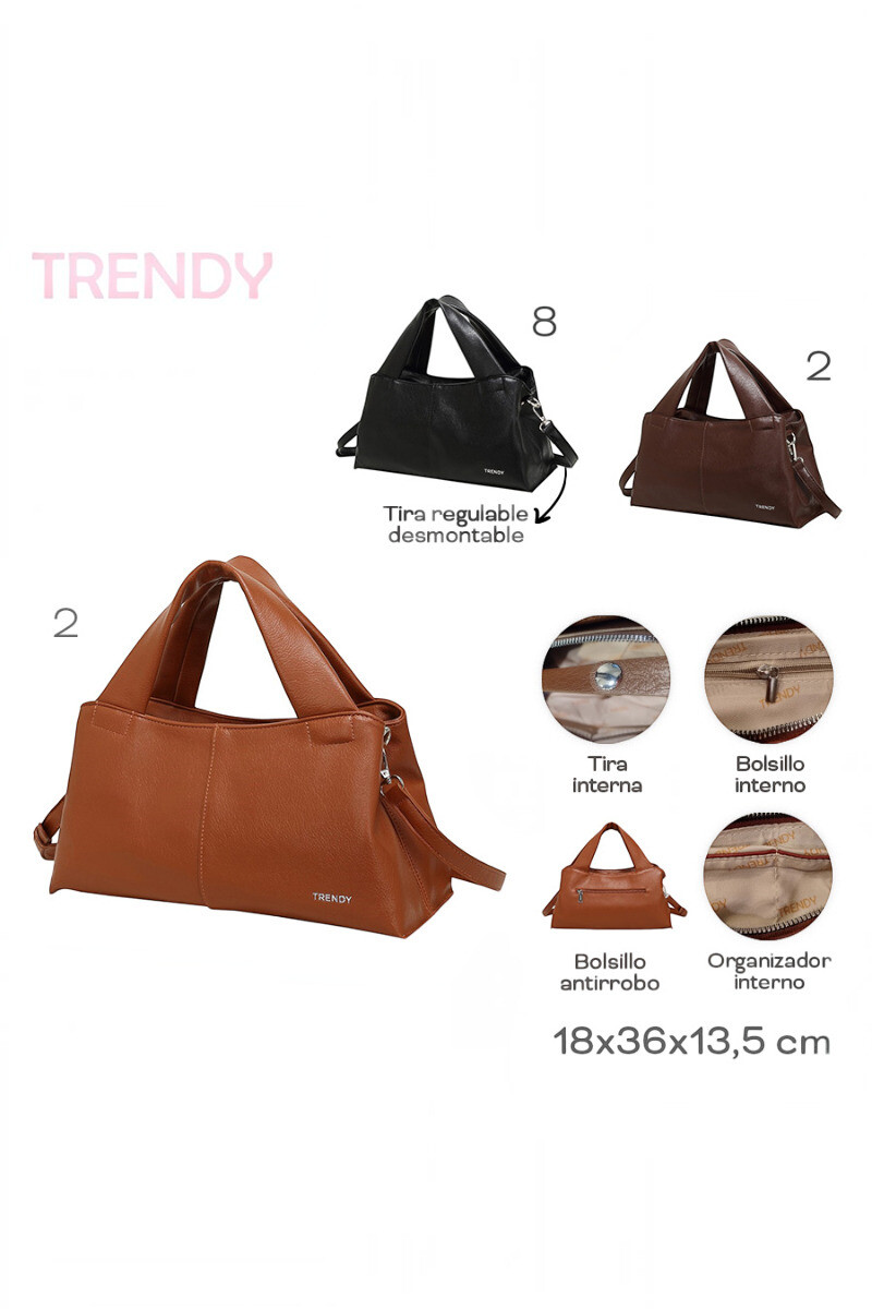 Cartera Trendy Negro
