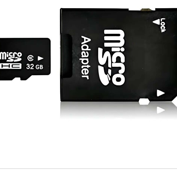 Tarjeta Memoria Micro SD 16GB Goldtech Clase 10 + Adaptador Color Negro